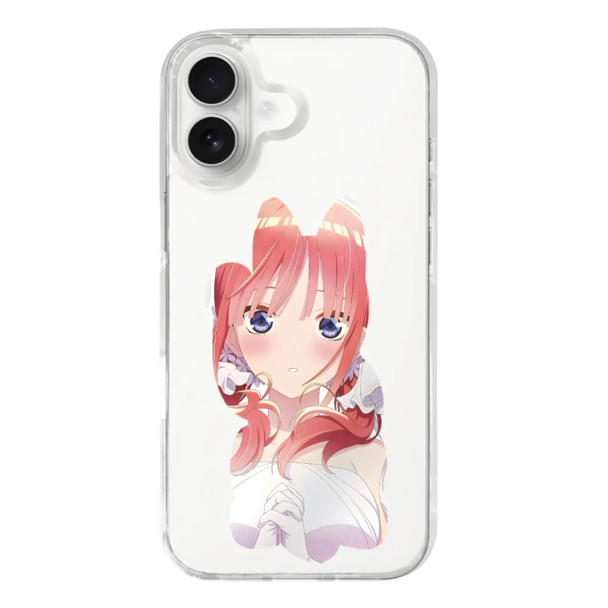 五等分の花嫁 グッズ 中野 二乃 - iPhone 17シリーズ 透明スマホケース – 薄型・耐衝撃・精密フィット保護カバー